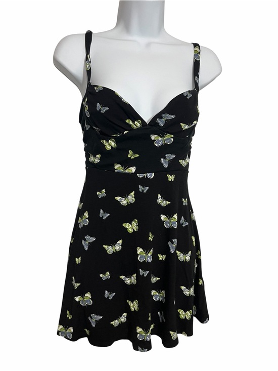 Urban Outfitters Dresses & Skirts - Urban Outfitters Black Mini Dress Butterfly Print Size Small Skater Whimsygoth